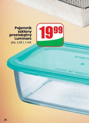 Pojemnik szklany prostokątny Luminarc