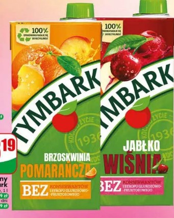 Napój niegazowany Tymbark brzoskwinia pomarańcza