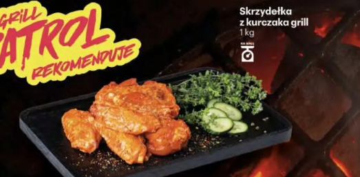 Skrzydełka z kurczaka grill