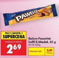 Baton Pawełek toffi E.Wedel