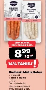 Kiełbaski Mistrz Rohus z szynki