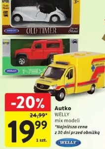 Autko WELLY mix modeli