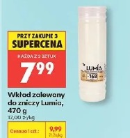 Lumia wkład zalewany do zniczy