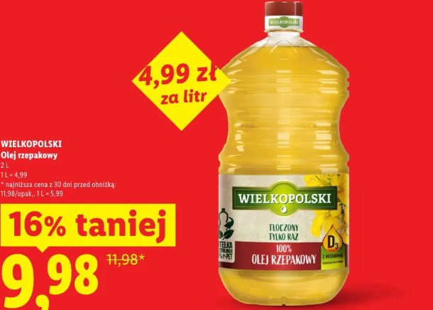 Wielkopolski Olej rzepakowy