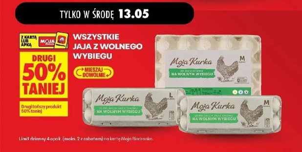 Wszystkie jaja z wolnego wybiegu