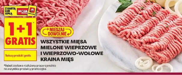 Wszystkie mięsa mielone wieprzowe i wieprzowo-wołowe Kraina Mięs