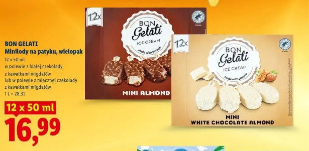 Bon Gelati Minilody na patyku, wielopak