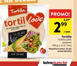 Tortilla TORTILLOVE pszenna