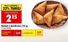 Rożek z jabłkiem