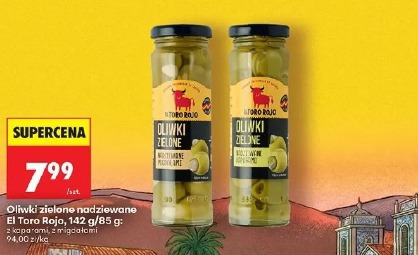 Oliwki zielone nadziewane El Toro Rojo