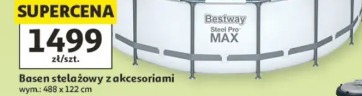 Basen stelażowy z akcesoriami