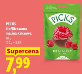 Picks Liofilizowana malina kakaowa