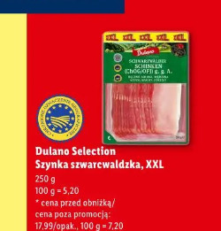 Dulano Selection Szynka szwarcwaldzka, XXL