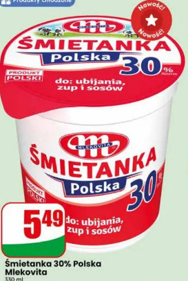 Śmietanka 30% Polska Mlekovita