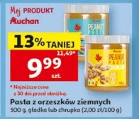 Pasta z orzeszków ziemnych Auchan