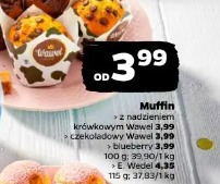 Muffin z nadzieniem krówkowym Wawel