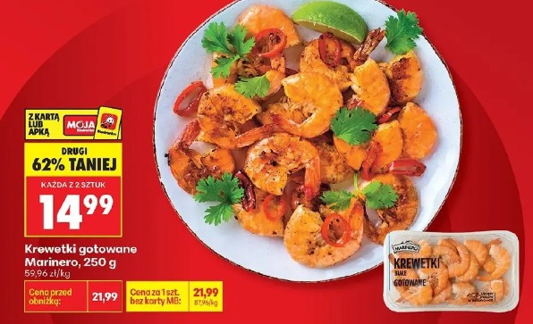 Krewetki gotowane Marinero