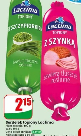 Serek topiony Lactima z szynką