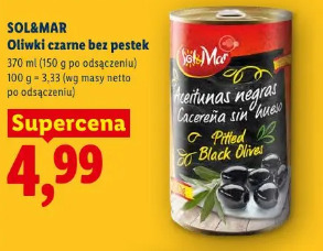 Sol&Mar Oliwki czarne bez pestek