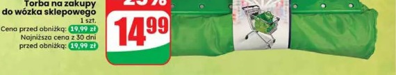 Torba na zakupy do wózka sklepowego