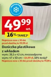 Doniczka plastikowa z wkładem