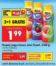 Napój jogurtowy Jovi Duet