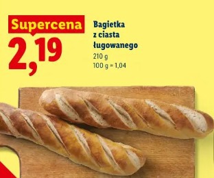 Bagietka z ciasta ługowanego