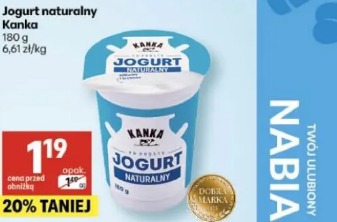 Jogurt naturalny Kanka