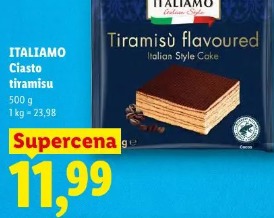 Italiamo Ciasto tiramisu