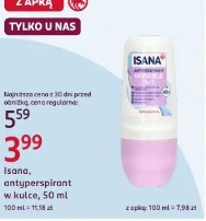 Isana, antyperspirant w kulce