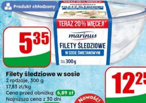 Filety śledziowe w sosie Marinus