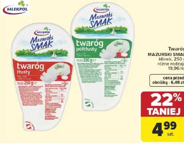 Twaróg Mazurski Smak Mlekpol