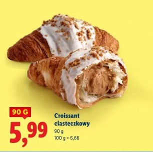 Croissant ciasteczkowy