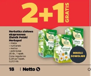 Herbatka ziołowa ekspresowa Zielnik Polski Herbapol