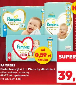 Pieluchomajtki lub Pieluchy dla dzieci PAMPERS