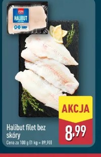 Halibut filet bez skóry