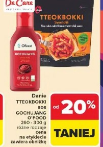 Danie Tteokbokki sos Gochujang O'Food