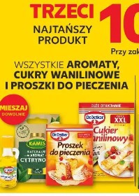 Wszystkie aromaty, cukry wanilinowe i proszki do pieczenia