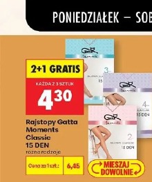 Rajstopy Gatta Moments Classic 15 DEN