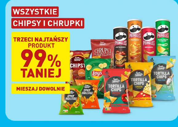 Wszystkie chipsy i chrupki