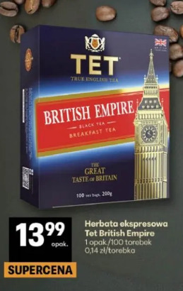 Herbata ekspresowa Tet British Empire