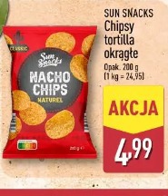 Sun Snacks Chipsy tortilla okrągłe