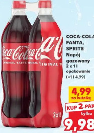 Coca-Cola, Fanta, Sprite Napój gazowany