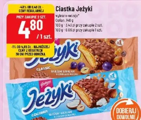 Ciastka Jeżyki wybrane rodzaje Colian