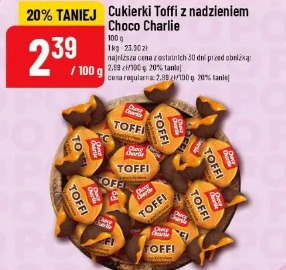 Cukierki Toffi z nadzieniem Choco Charlie