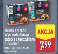 Golden Seafood Wysokobiałkowa sałatka z tuńczykiem z łososiem
