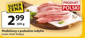 Medaliony z podudzia indyka