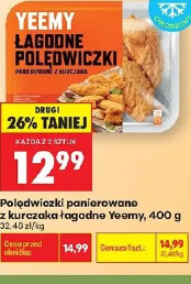 Polędwiczki panierowane z kurczaka łagodne Yeemy