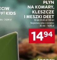 Płyn na komary, kleszcze i meszki Deet