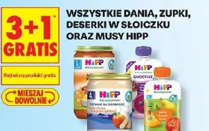 Hipp dania, zupki, deserki w słoiczku oraz musy